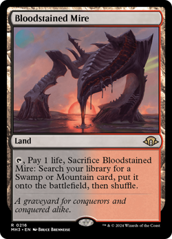 Bloodstained Mire [Modern Horizons 3] Magic MTG - Image 1