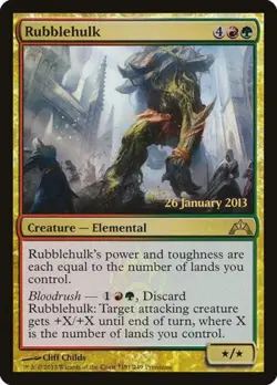 Rubblehulk -Foil Light Play MTG Promos: Prerelease Cards - Image 1