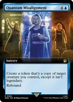 Quantum Misalignment (Extended Art) [Doctor Who] Magic MTG - Image 1