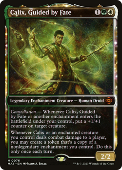 Calix, Guided by Fate (Showcase) [March of the Machine: The Aftermath] Magic MTG - Image 1