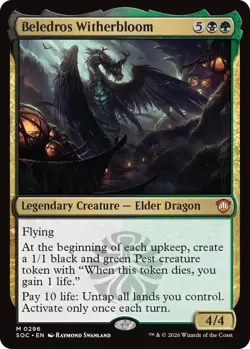 Beledros Witherbloom M Commander: Secrets of Strixhaven 296 NM - Image 1