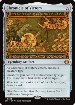 Chronicle of Victory [Lorwyn Eclipsed] Magic MTG - Image 1