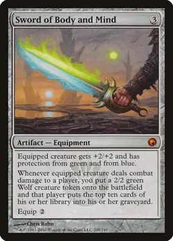 Sword of Body and Mind [Scars of Mirrodin] Magic MTG - Image 1