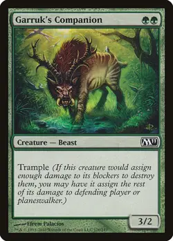 Garruk's Companion Foil Magic 2011 176 NM MTG - Image 1
