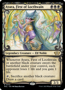 Ayara, First of Locthwain [Multiverse Legends] Magic MTG - Image 1