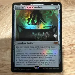 Wizards of the Coast MTG Agatha's Soul Cauldron Foil Artifact WOE #242 English - Image 1