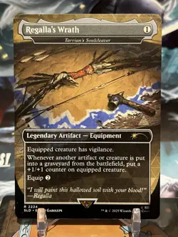 MTG | Regalla’s Wrath - Tarrian's Soulcleaver [Secret Lair Horizon] NF - Image 1