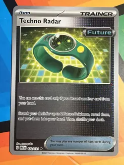 Techno Radar #130/131 Reverse Holo Pokemon Card SV: Prismatic Evolutions - Image 1