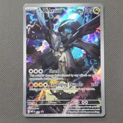 Pokemon TCG N's Zekrom Full Art Holo Promo 031/MEP Dragon Basic Bun Toujo 130 HP - Image 1