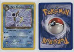 Dark Blastoise Pokemon Team Rocket #20 2000 - Image 3