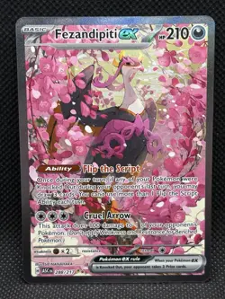 Pokemon TCG FEZANDIPITI EX 288/217 Ascended Heroes Special Illustration Rare SIR - Image 1