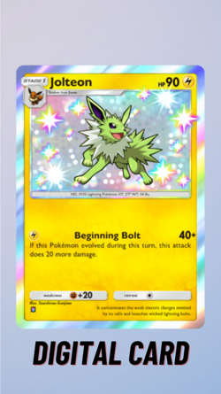 Jolteon Shiny Wisdom Of Sea And Sky Pokemon TCG Pocket 1 Star ⭐ (English) - Image 1