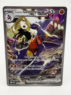 Pokemon Cynthia's Garchomp Ex Special Illustration SIR Destined Rivals 232/182 - Image 1