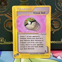 Pokemon 2003 Friend Ball 126/144 Skyridge NM - Image 1