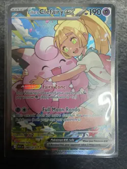 Pokemon Ascended Heroes Lillie's Clefairy ex Special Illustration Rare 280/217 - Image 1