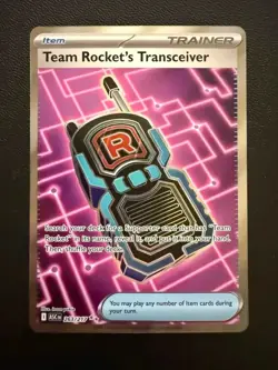 Team Rocket's Transceiver 263/217 Ultra Rare ME: Ascended Heroes Pokemon NM - Image 1