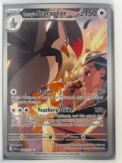 Larry's Staraptor 249/217 Illustration Rare ME: Ascended Heroes Pokemon NM - Image 1