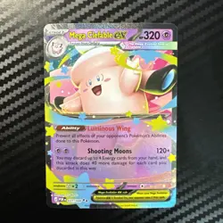 Pokemon Mega Evolution Perfect Order Mega Clefable EX Holo #31/88 NM - Image 1