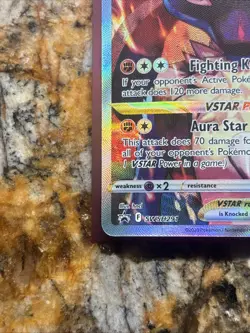 Lucario VSTAR SWSH291 SWSH Sword & Shield Promo LP-MP READ Disc. - Image 5
