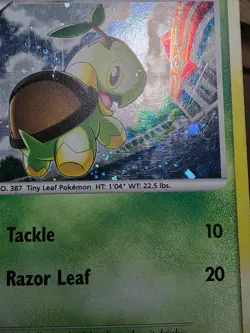 HP Pokemon - Turtwig 17/17 - Promo Pop Series 6 Cosmo Holo - Image 4