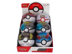 2024 Pokemon Poke Ball Fall Tin 6 Box Case #BVJ - Image 2