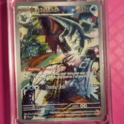 Pokemon TCG Baxcalibur Illustration Rare Full Art Holo 210/193 Paldea Evolved 1… - Image 1