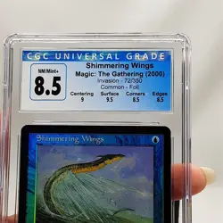 MTG - Invasion - Shimmering Wings - Graded - CGC 8.5 - Image 3