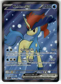 Keldeo ex 159/086 Holo Ultra Rare White Flare Pokemon Near Mint - Image 1