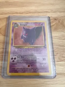 Pokemon TCG Gengar 20/62 1st EDITION Non-Holo Rare English - Image 3