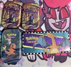 Pokemon TCG Empty Mini Tins 10 Total - Image 4