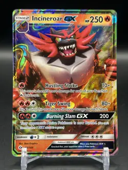Incineroar GX 27/149 SM Base Set Holo Sun & Moon Pokemon NM - Image 1