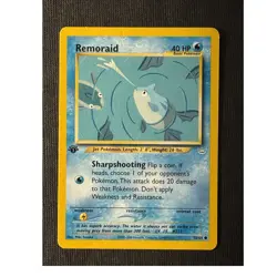 Pokemon Remoraid 50/64 Neo Revelation Basic Regular Common 40HP 1st Edition - Image 1