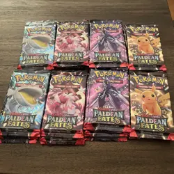 Pokemon TCG Scarlet & Violet Paldean Fates Lot of 30 Booster Packs SEALED - Image 2