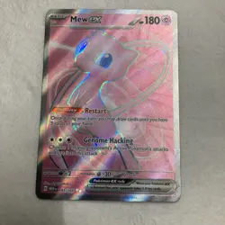 Pokemon TCG Mew EX 193/165 Scarlet & Violet 151 Ultra Rare English Edition - Image 1