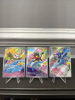 Pokemon First Partner Collection Alolan Starters - Litten, Rowlet, Popplio - Image 1