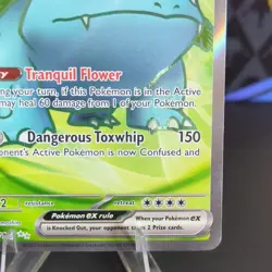 Pokemon TCG Venusaur EX 182/165 Scarlet & Violet 151 Ultra Rare Holo 2023 - Image 5