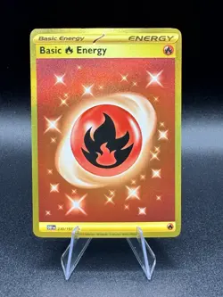 Pokemon Basic Fire Energy Hyper Rare SV03: Obsidian Flames 230/197 NM - Image 1