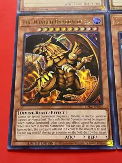 Blue-Eyes + Dark Magician + Girl + Ra + Obelisk + Slifer Egyptian God | YuGiOh! - Image 3