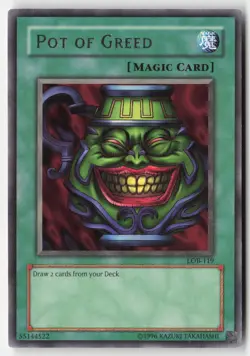 Yugioh - Pot of Greed LOB-119 Unlimited - The Legend of Blue Eyes White Dragon - Image 1