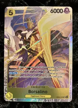 One Piece Borsalino (EB04-058) Adventure on Kami's Island Foil Super Rare SR NM - Image 1