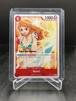 2022 One Piece Super Pre Release Starter Deck Nami #ST01-007 - Image 1