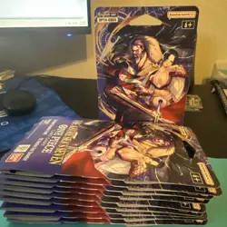 Lot of 10 – One Piece TCG The Azure Sea’s Seven OP-14 Sleeved Booster Pack Seale - Image 1