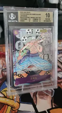 2026 ONE PIECE JP OP15-118 ADVENTURE ON KAMI'S ISLAND MANGA ALT ART - Image 1