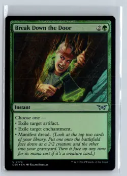 FOIL Break Down the Door Duskmourn - MTG Magic the Gathering Card - Image 1