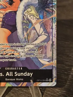 Ms. All Sunday (Alternate Art) OP14-084 The Azure Sea's Seven Foil - Image 5