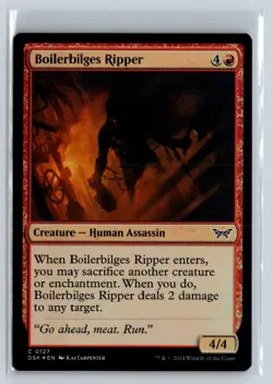 FOIL Boilerbilges Ripper Duskmourn Common - MTG Magic the Gathering Card - Image 1