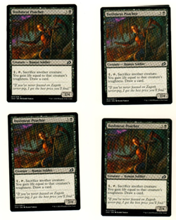 Set Of 4 Bushmeat Poacher #077/274 Ikoria Lair Of Behemoths MTG Card - Image 1