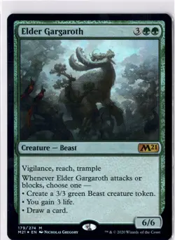 Elder Gargaroth NM* FOIL Core Set 2021 M21 ENGLISH 179/274 mtg -UnltdCards - Image 1