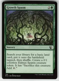 MTG Growth Spasm C Commander: Innistrad: Midnight Hunt 139 LP - Image 1