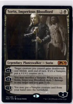 Sorin, Imperious Bloodlord MP* Core Set 2020 M20 ENGLISH 115/280 mtg -UnltdCards - Image 1